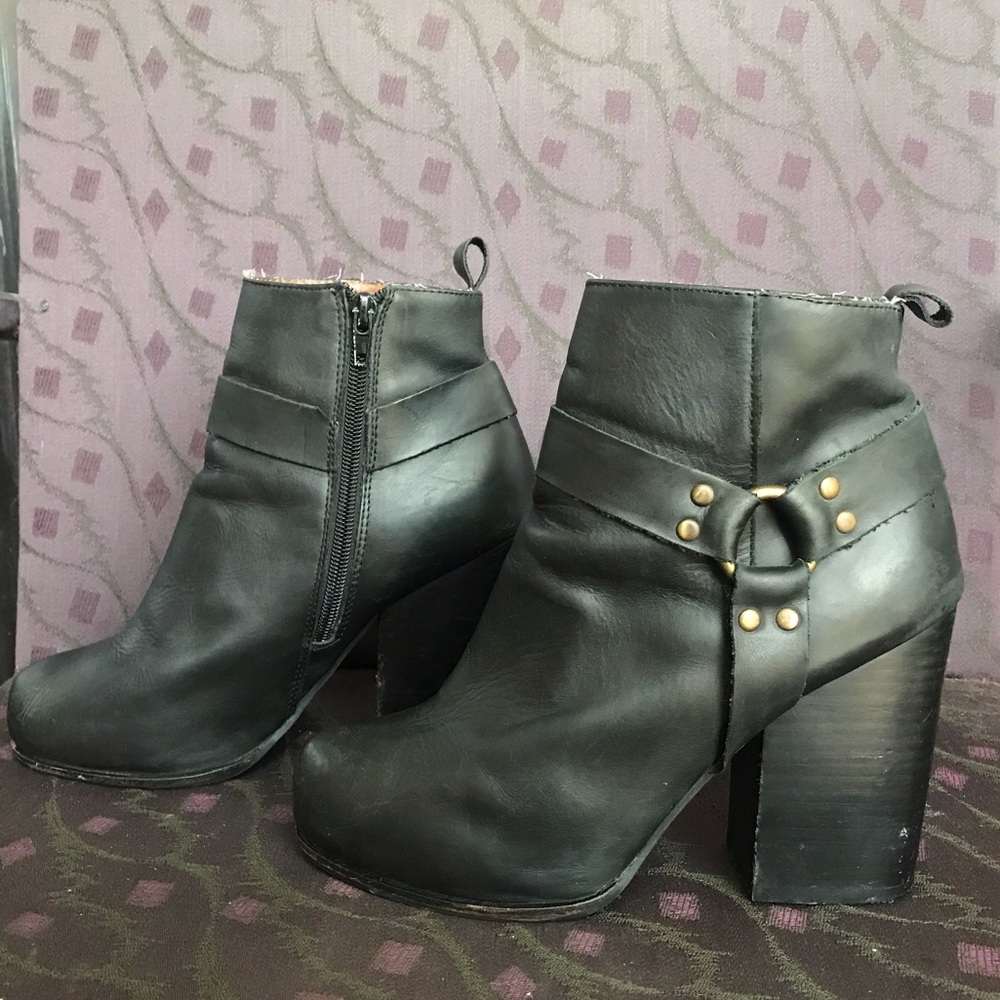 Jeffrey Campbell Rum Moto boot size 8